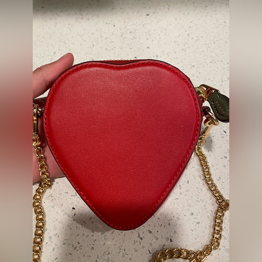 NWT Coach Strawberry Coin Pouch - Picture 7 of 10